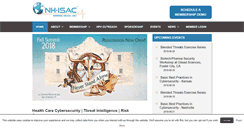 Desktop Screenshot of nhisac.org